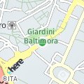 Mappa OpenStreet - Giardini Baltimora, Portoria, Génova, Génova, Liguria, Italia